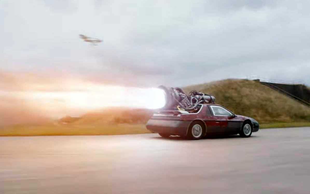 В фильме "Форсаж 9" появится реактивный автомобиль. Видео