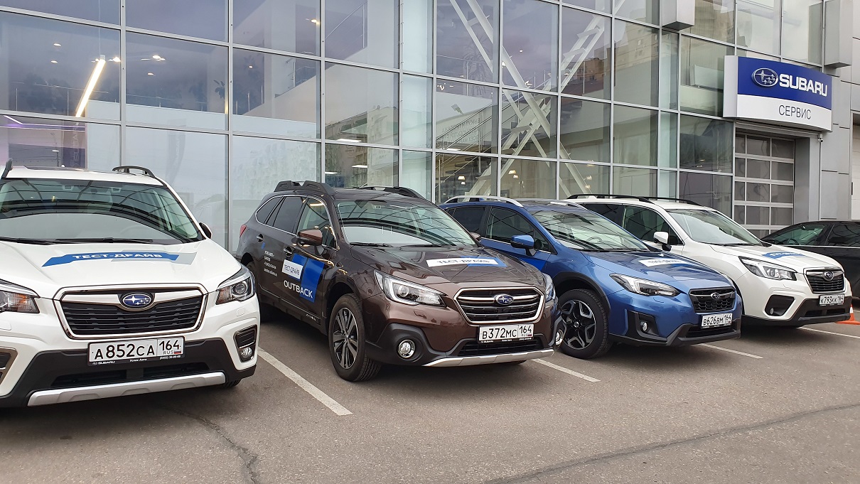 Определены самые популярные цвета у покупателей автомобилей Subaru