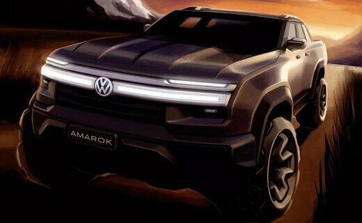 Компания Volkswagen показала первое изображение пикапа Amarok нового поколения для рынка Южной Америки