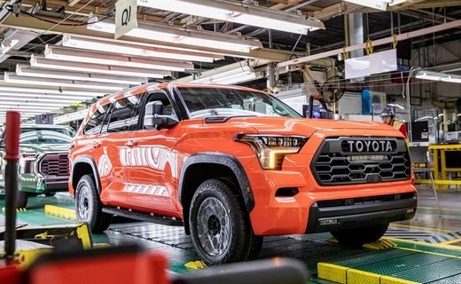 В США стартовало производство внедорожника Toyota Sequoia третьего поколения с гибридной силовой установкой