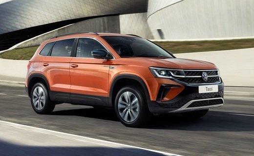 Базовая версия Volkswagen Taos обойдётся минимум в 1 626 900 рублей