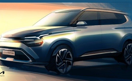 Компания Kia раскрыла внешность компактвэна Carens четвёртого поколения на дизайн-скетчах