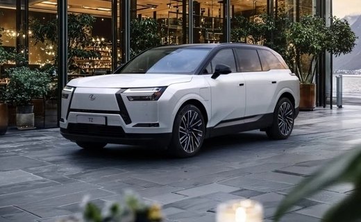 Компания Lexus представила новый полностью электрический трехрядный шестиместный кроссовер TZ