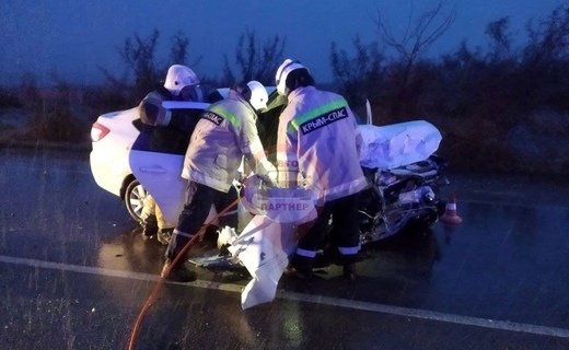 Жертва аварии находилась в отечественной легковушке