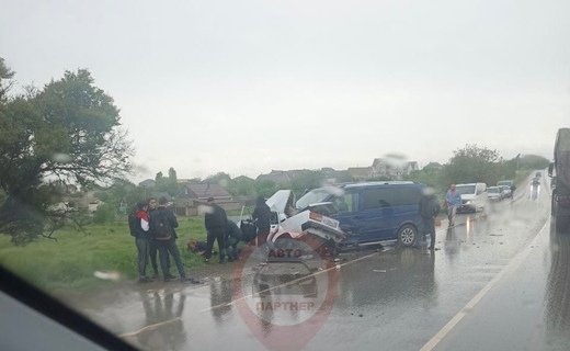 Последствия аварии попали на видео