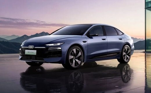 Компания Audi представила на автосалоне в Пекине удлиненный электрический седан Audi A6L e-tron