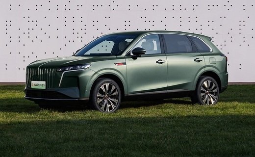 Китайская компания Hongqi представила на домашнем рынке новый гибридный кроссовер Hongqi HS6