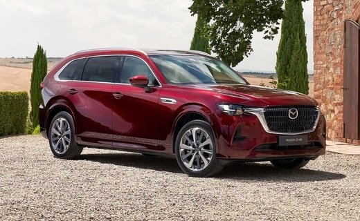 Компания Mazda представила новый кроссовер CX-80, который предназначен для рынка Европы