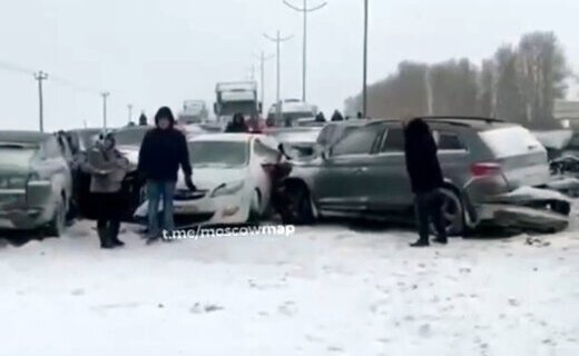 Одиннадцать человек, в том числе двое детей, пострадали в результате массового ДТП в Тульской области