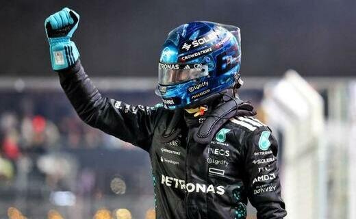 Расселл выиграл квалификацию Гран-при Сингапура 2025, Ферстаппен стал вторым, Пиастри - третьим