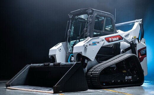 Компания Doosan Bobcat показала первый в мире полностью электрический компактный гусеничный экскаватор