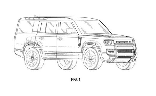 Портал Autoweek.nl обнаружил в базах патентного бюро изображения нового Land Rover Defender 13