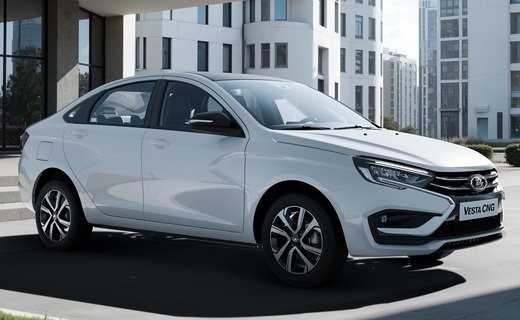 АвтоВАЗ объявил о старте продаж в России двухтопливного седана Lada Vesta CNG нового поколения