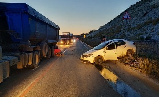 Авария произошла сегодня около пяти часов утра