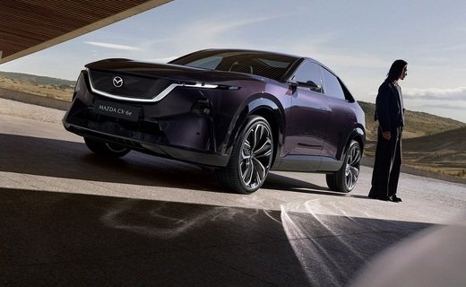 Компания Mazda представила электрический кроссовер Mazda CX-6e, созданный вместе с Changan