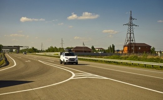 В Краснодарском крае начался ремонт десятикилометрового отрезка трассы Р-217 «Кавказ»