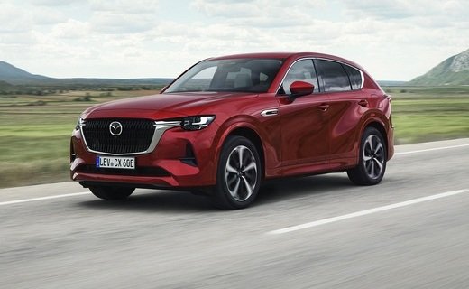 Европейский офис Mazda представил обновлённые кроссоверы CX-60 и CX-80
