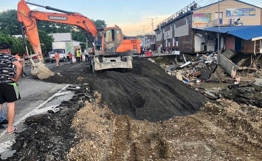 Дорожники справились с задачей в кратчайшие сроки