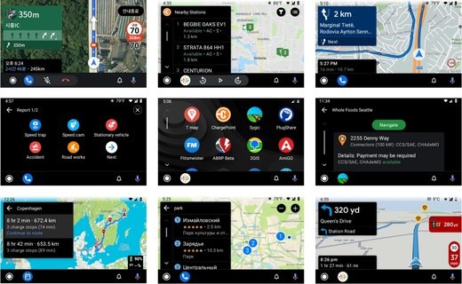 Информационно-развлекательные системы с Android Auto смогут воспользоваться сторонними навигаторами