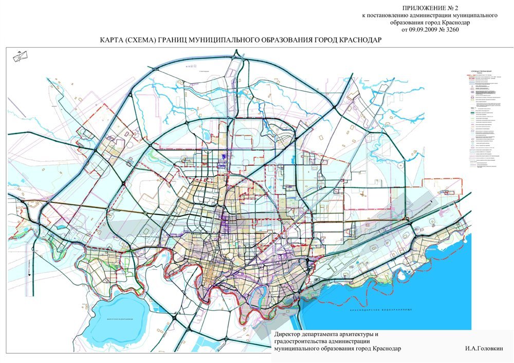 Краснодар объездная дорога карта