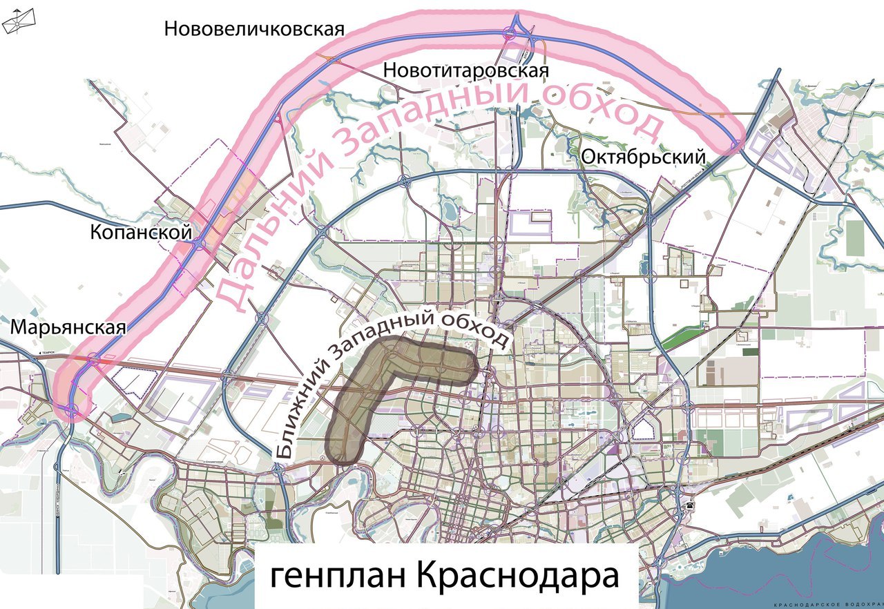 Новая трасса на крым в краснодарском крае карта