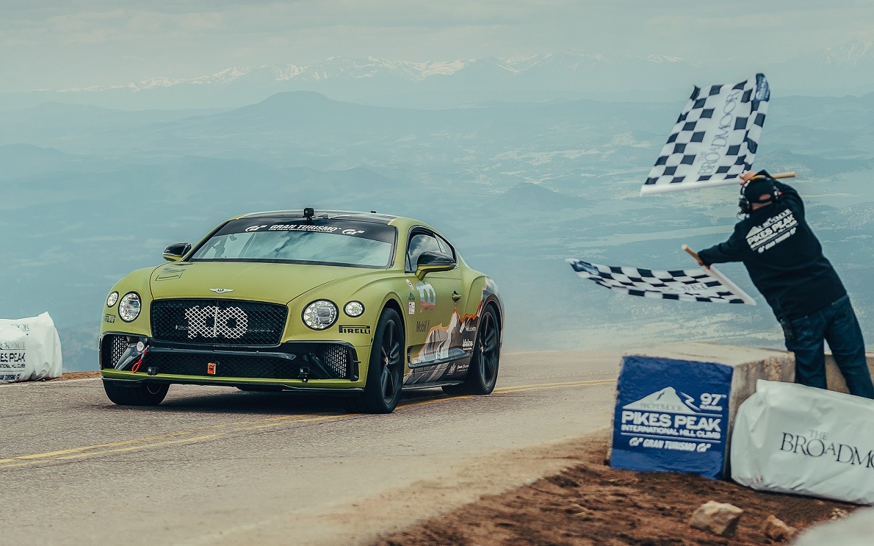 Bentley Continental GT установил новый рекорд на горе Пайкс-Пик