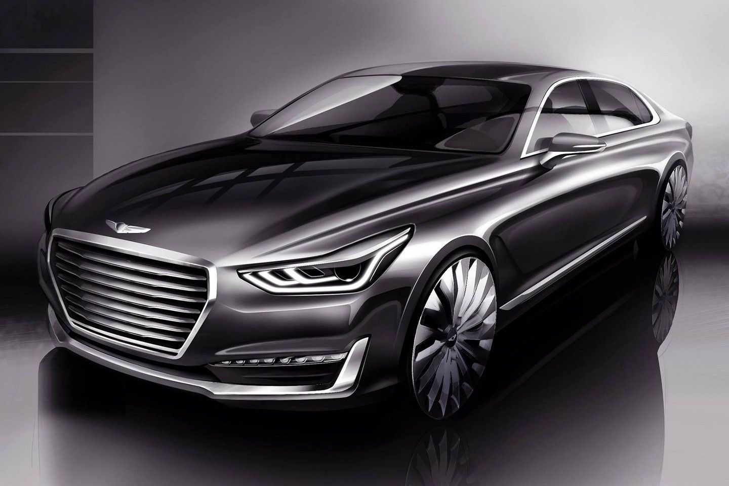 Genesis G90 - первая модель нового люксового бренда.