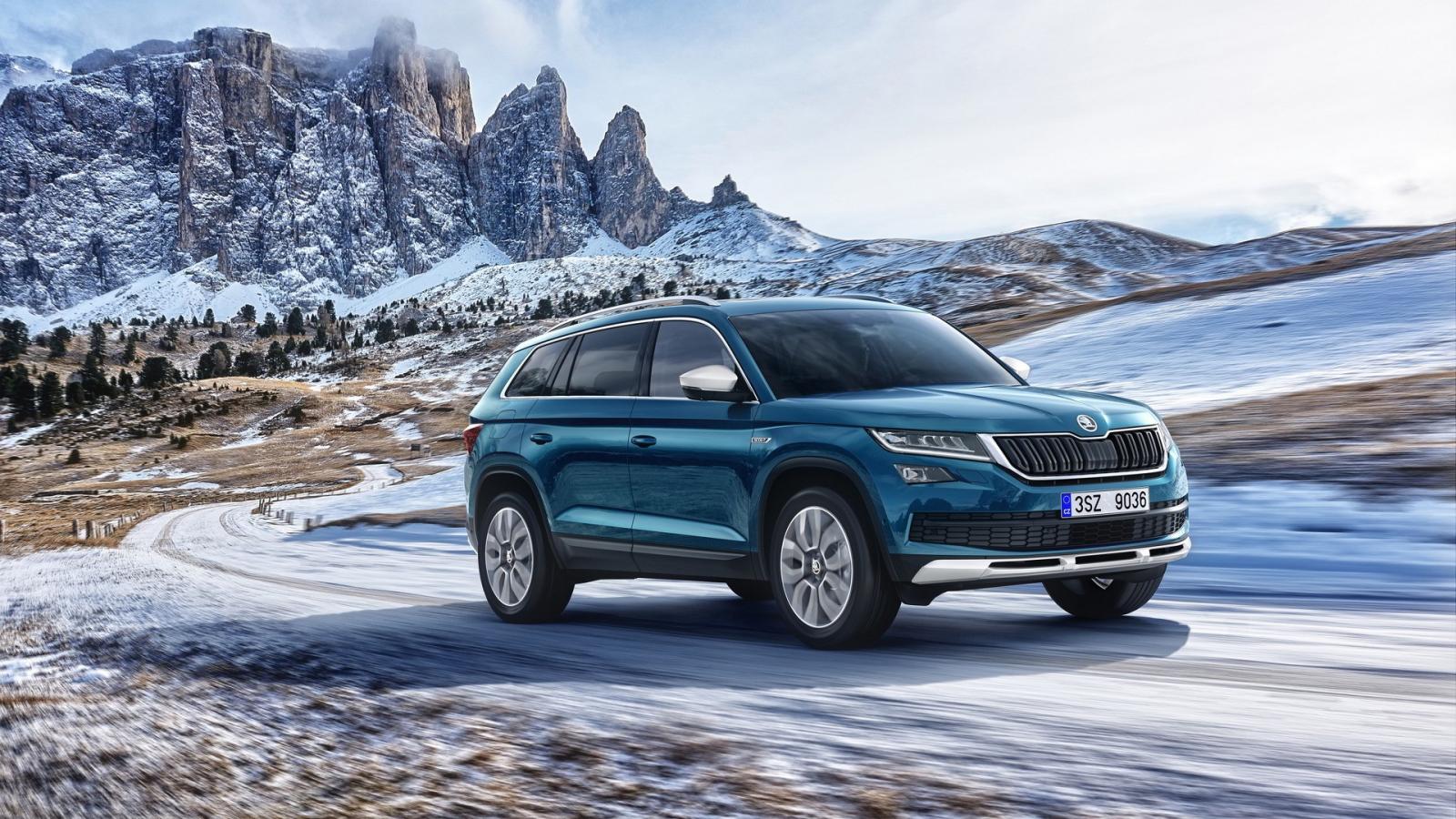 На автосалон в Женеве приедет самый вседорожный внедорожник Skoda Kodiaq  Scout