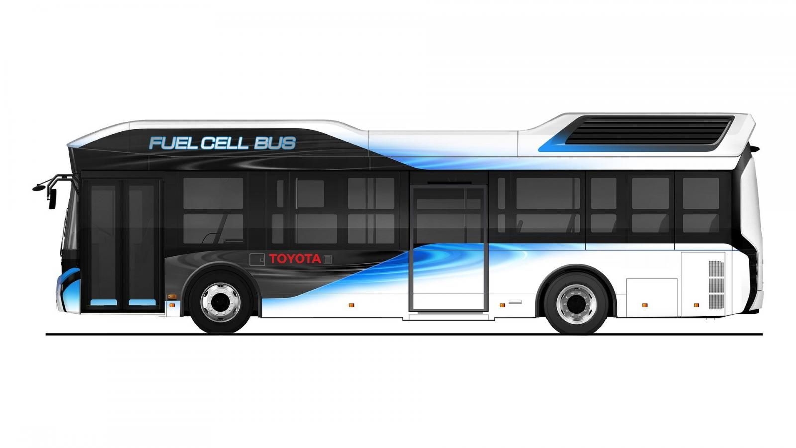 Toyota строит водородный автобус FC Bus