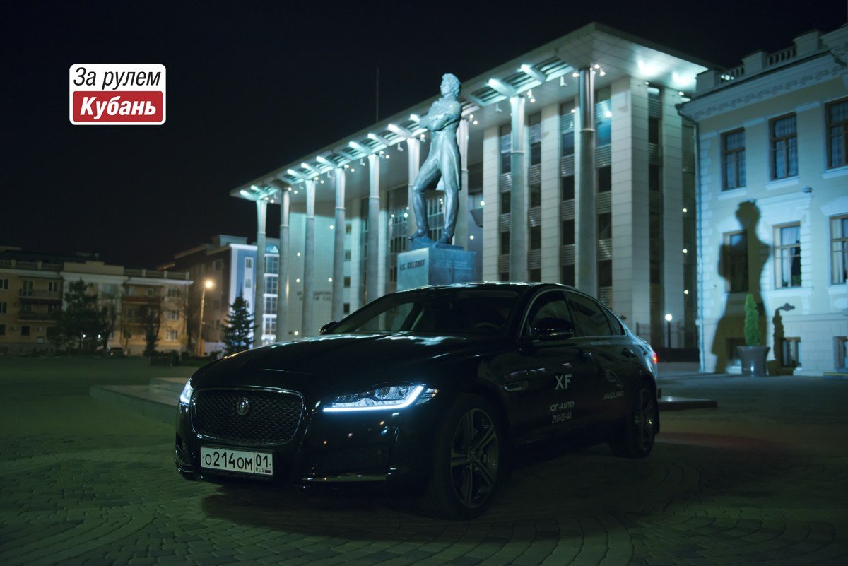 Большой тест-драйв в Краснодаре Jaguar XF 2016 г