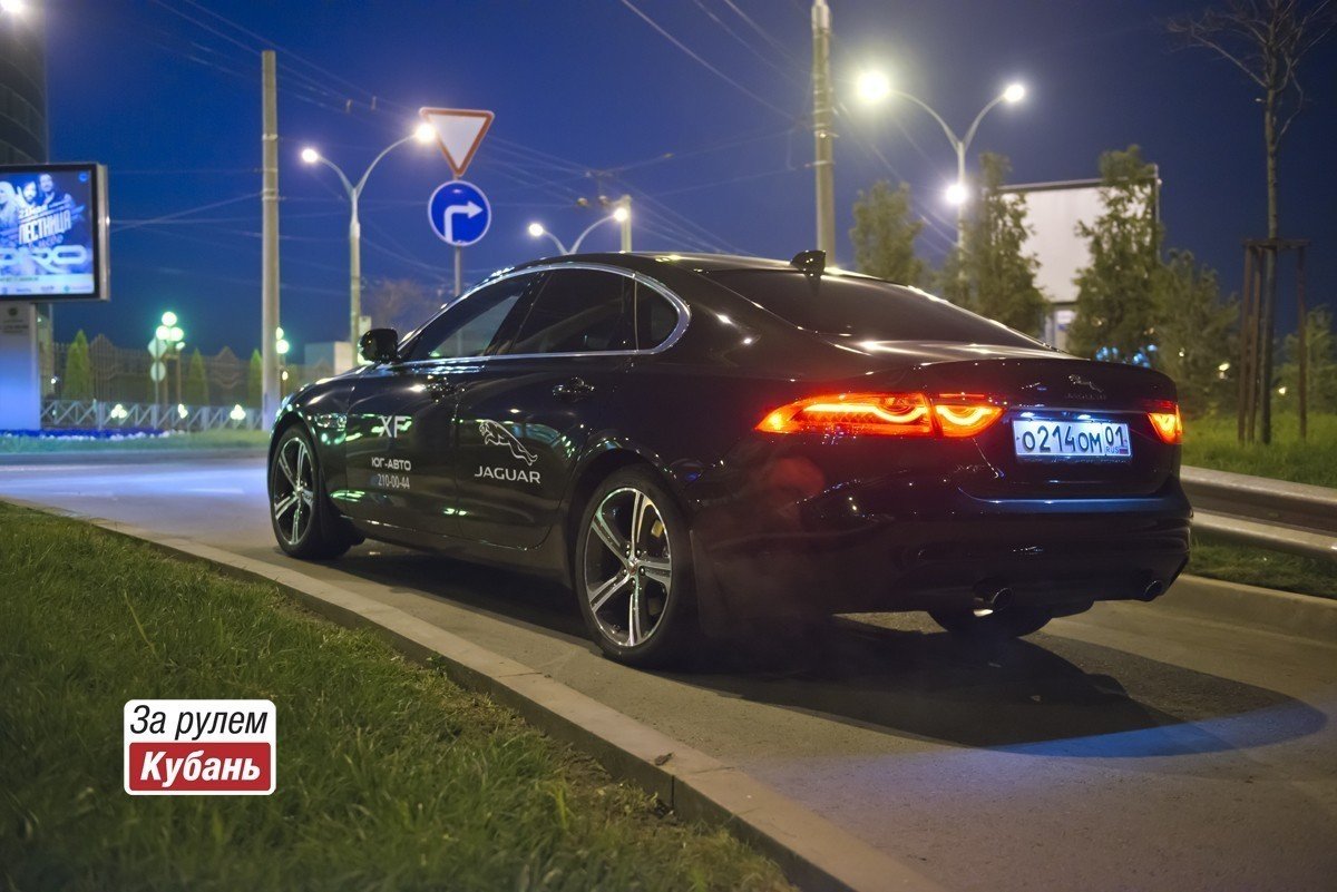 Большой тест-драйв в Краснодаре Jaguar XF 2016 г